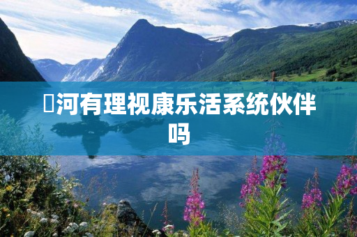 瀍河有理视康乐活系统伙伴吗
